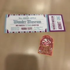 Mrs. GREEN APPLE Wonder Museum 入場券　ステッカー