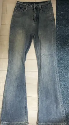 デニムフレアパンツ