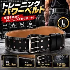 トレーニングベルト L パワーベルト 筋トレ ジム 腰サポート