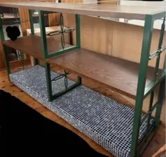 m*様 アイアン家具　造作　店舗　什器　棚　タイル　おしゃれ 棚 アイアン家具 造作 店舗 什器 棚 タイル おしゃれ 棚 - メルカリ