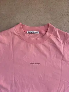 Acne Studios ピンク Tシャツ 1996 Mサイズ Acne Studios - Logo t-shirt - Relaxed fit - Cotton candy pink