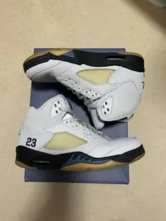 【限定品】Air Jordan 5 NIKE 26cm 箱無し JORDAN BRAND AIR JORDAN 5 RETRO SAIL/RACER BLUE-CONE-BLACK 18FA-I