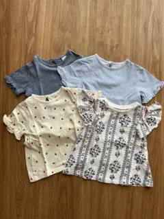 【90】H&M・アプレレクール 半袖カットソーセット