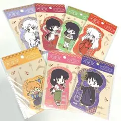 犬夜叉 スクエア缶バッジ 犬夜叉 かごめ 弥勒 珊瑚 七宝 セット 犬夜叉 弥勒&珊瑚 かごめ&七宝&雲母 スクエア缶バッジ 原作 京ま