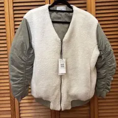 【新品未使用】Vinボアブルゾン M