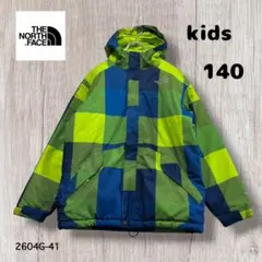 ✩ノースフェイス✩ハイベント　中綿ジャケット　キッズ140　チェック柄