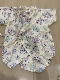 花火模様 甚平 95cm以下