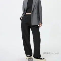 UNIQLO ジャージーカーブパンツ S