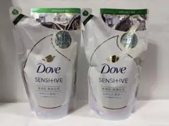 新品 Dove SENSI+IVE ボディソープ 詰め替え用 430g×2個のサムネイル