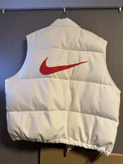 Nike ホワイト ダウンベスト XL