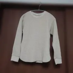 UNIQLO　ライトベージュ 長袖 Tシャツ Sサイズ レディース