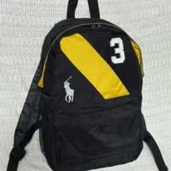 人気商品☆ラルフローレンリュック POLO RALPH LAUREN 黒/黄色