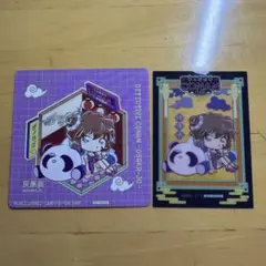 紙コースター　クリアカード　灰原哀　特典　大阪城本陣　名探偵コナン