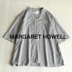 美品✨ 24SS マーガレットハウエル シアーコットンシルクチェック