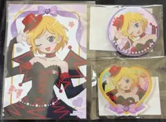 プリティーリズム・オーロラドリーム まるくじ 缶バッジ 高峰みおん