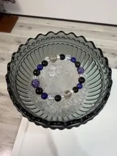 天然石専門店オーダー 高品質ミックスブレスレット 浄化済 約15.5〜16cm