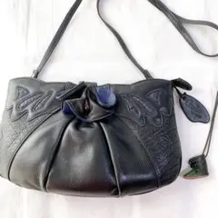 美品　IBIZA czarda イビザ　チャルダ　レザーショルダーバッグ　黒