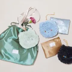 フェリシモ猫部 2WAY エコバッグ リュック ポーチ付きのサムネイル