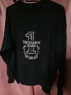TRUSSARDI JEANS スウェット ブラック 刺繍ロゴのサムネイル