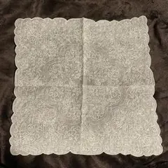 ビンテージ　スワトウ刺繍　ハンカチ　汕頭　RS