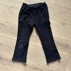 GU キッズ コーデュロイパンツ ブラック 110cm