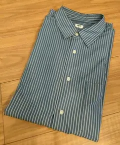 UNIQLO ストライプ 長袖シャツ Mサイズ