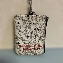 ディズニーキャラクター101匹わんちゃんデザインリールストラップ定期パスケース