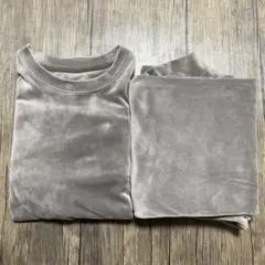 UNIQLO ユニクロ ウルトラストレッチスムース セットアップ 茶