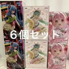 HFK055 未開封 初音ミク 桜ミク フィギュア ６個