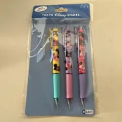 東京ディズニーリゾート ボールペン 3本セット　0.5mm
