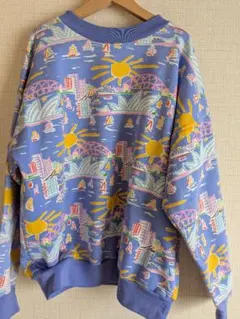 ケン・ドーン　サンプリント スウェット Sサイズ