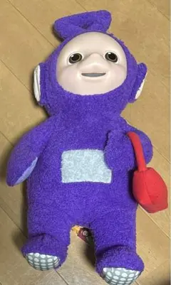 テレタビーズ　BIGぬいぐるみ　ティンキー・ウィンキーとお気に入りのバッグ