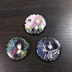 くら寿司ビッくらポン　鬼滅の刃 缶バッチ 3個