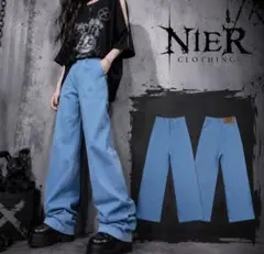 NieR 美脚×脚長4POCKET WIDE DENIM PANTS