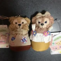 ダッフィー＆シェリーメイ ぬいぐるみストラップセット ディズニー かくれんぼ