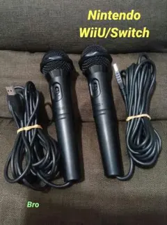 Nintendo　WiiU/Switch用 カラオケマイク セット（美品）