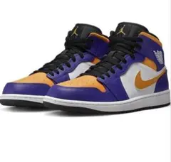 NIKE エア ジョーダン 1 ミッド ダーク コンコルド　ハイカットスニーカー