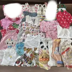 女の子　80cm 夏物　まとめ売り　日本製　アンパンマン 浴衣　可愛い　ブランドのサムネイル