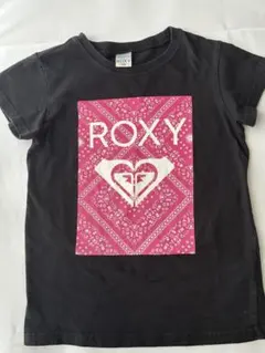 ROXY ロキシー半袖Tシャツ バンダナ柄プリント
