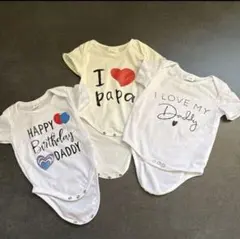 ベビー ロンパース 3枚セット　3〜6ヶ