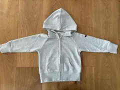 b.ROOM STANDARD キッズ ジップアップパーカー グレー