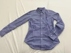 ラルフローレン　スリムフィット　ストライプシャツ