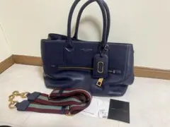 マークジェイコブス トートバッグ ネイビー