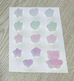 ぷにぷにスクイーズのかわいいシール☆ハンドメイド　ri-si-0030