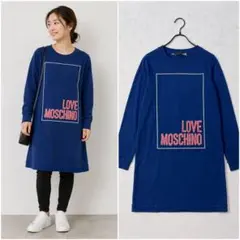 LOVE MOSCHINO ラブモスキーノ スウェットワンピース