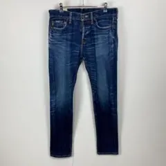 Abercrombie&Fitch デニムパンツ テーパード ボタンフライ M