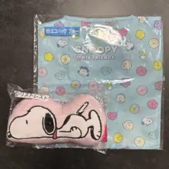 スヌーピー 一番くじ エコバッグ＆リストレスト