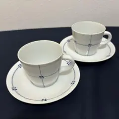 白山陶器　カップ&ソーサー　2客