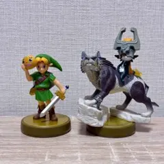 amiibo ゼルダの伝説 リンク ウルフリンク ムジュラの仮面 少年 子供のサムネイル