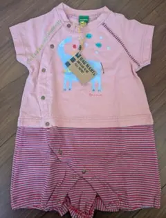 RAG MART ベビー ロンパース 70サイズ ピンクのサムネイル